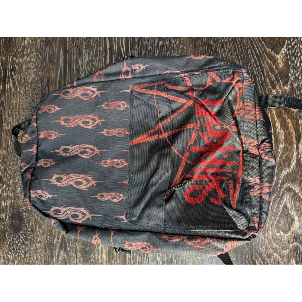 NWT Bravado Black 18" Backpack Slipknot Pictorial Polyester Washable Men Daypack